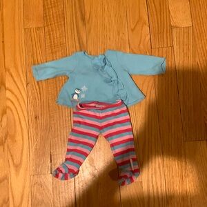 bitty baby pajama set